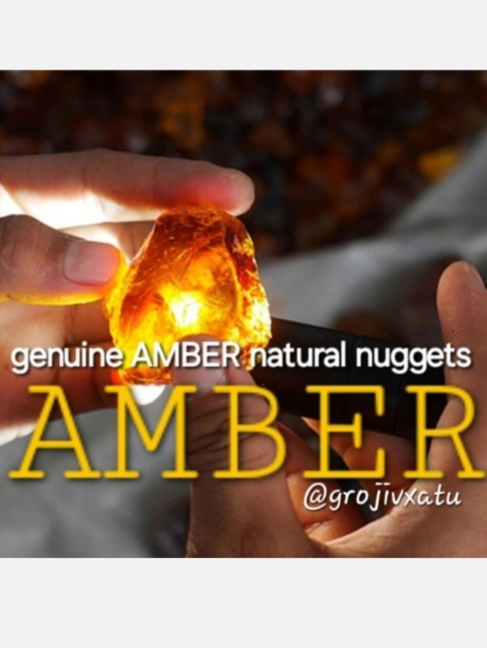 Amber Jewelry NATURAL AMBER STONES GENUINE AMBER NUGGETS